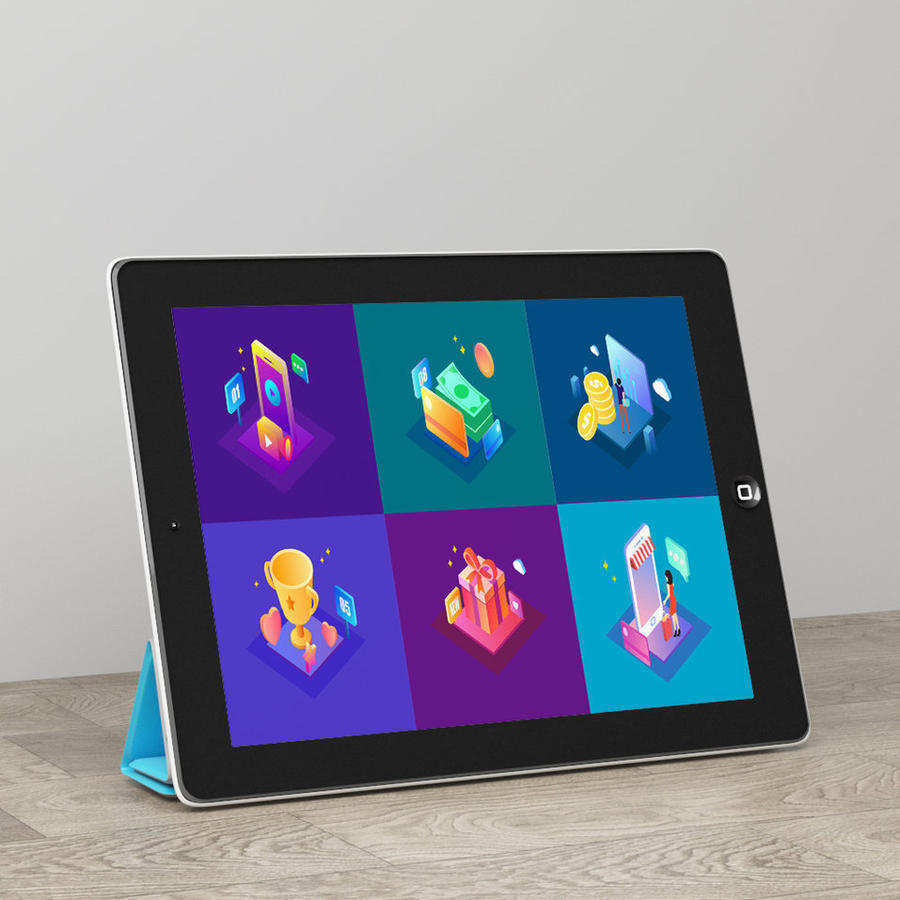 平板电脑画面替换样机