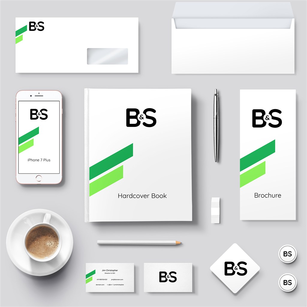 简约商务休闲VI样机