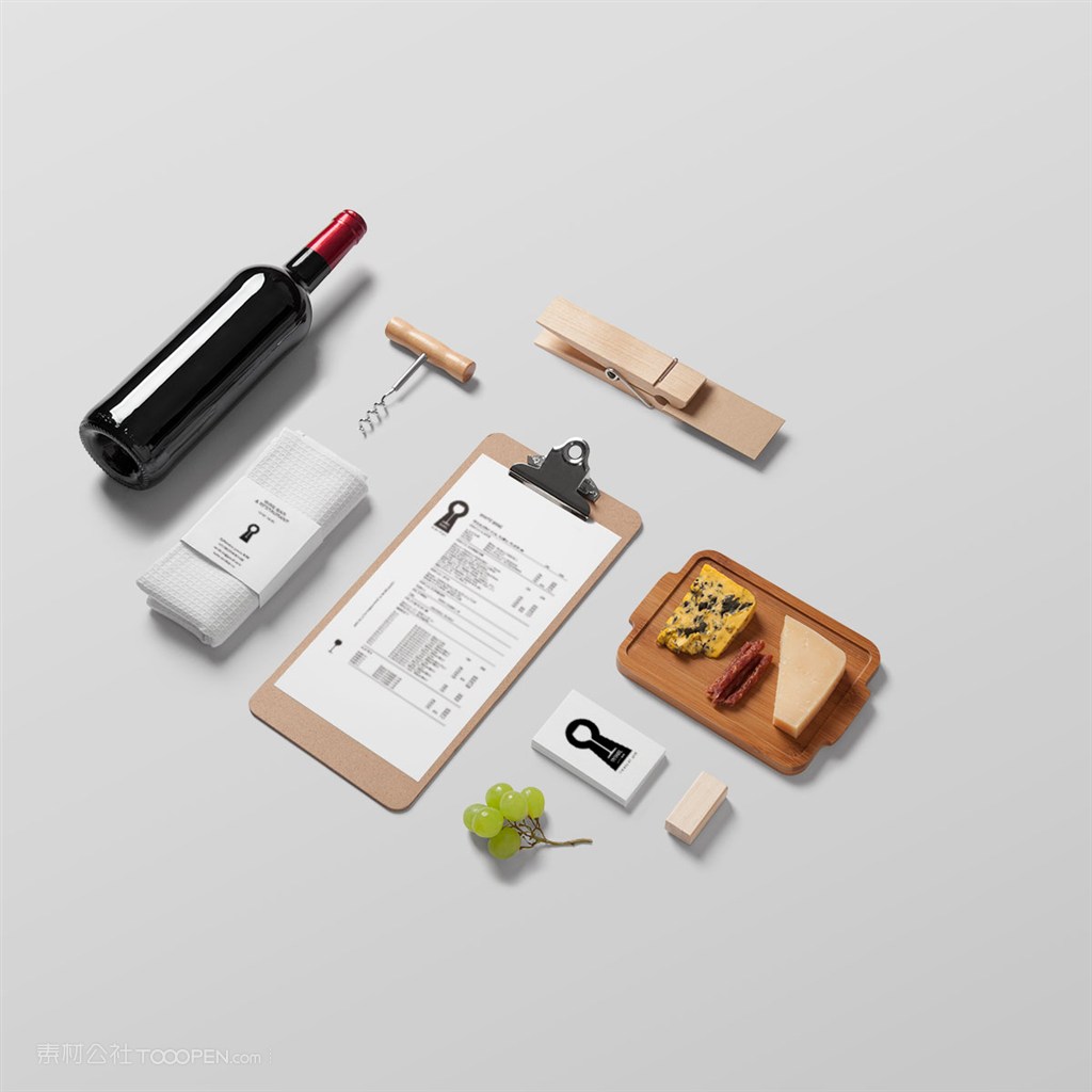 精致酒吧样机模板