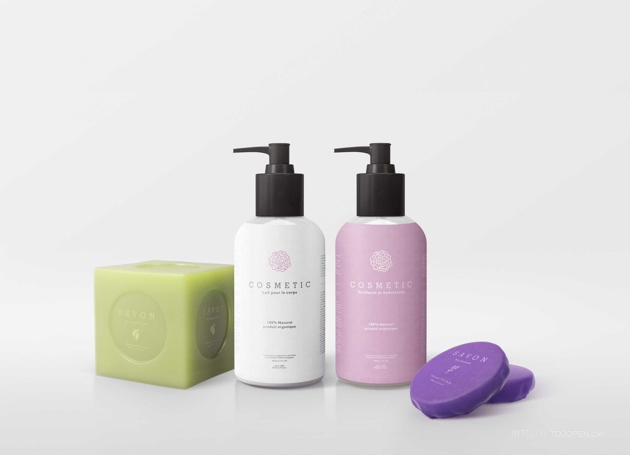 化妆品包装场景样机