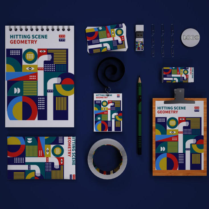 办公用品企业vi样机