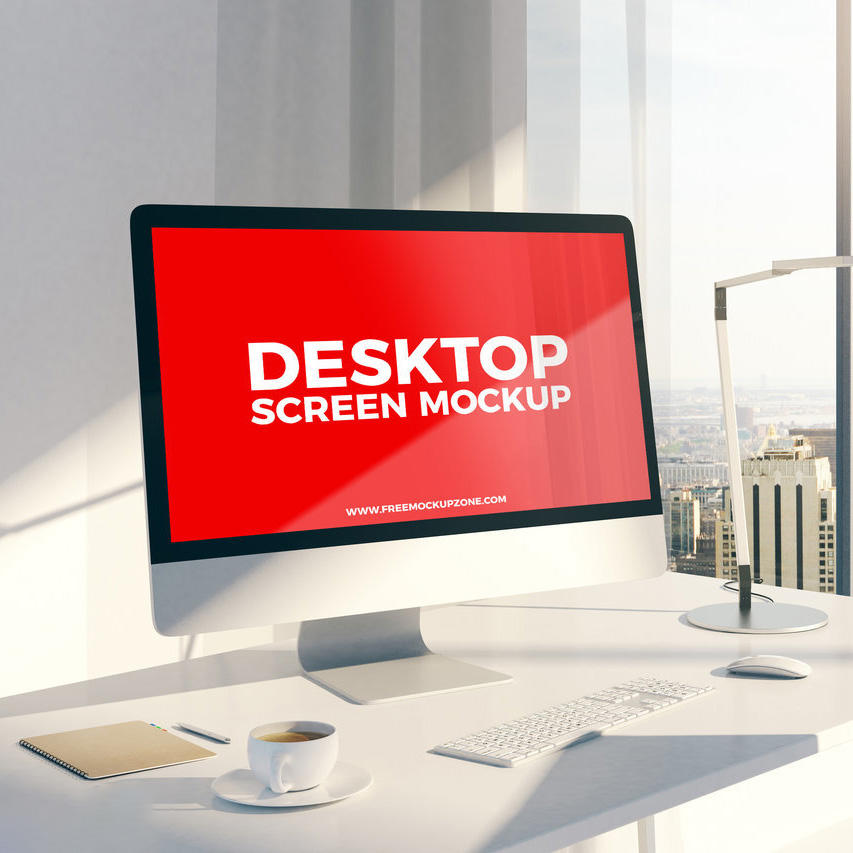 设计师电脑屏幕样机