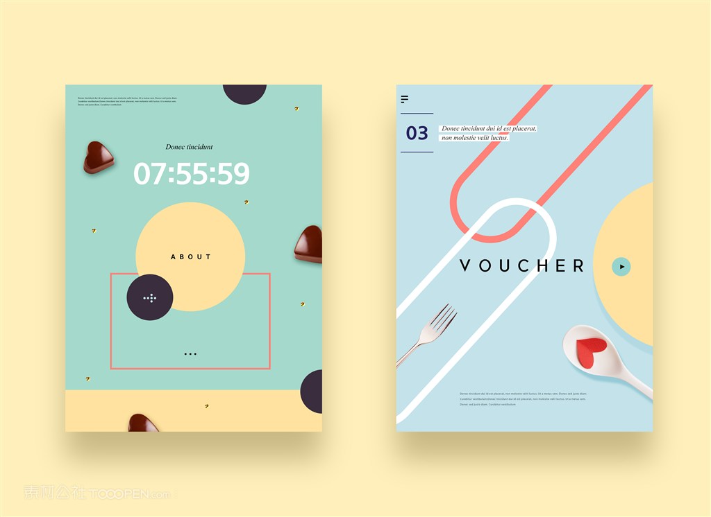 可爱风格画册设计