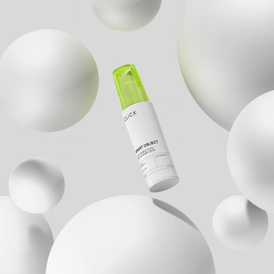 护肤品泵瓶场景样机