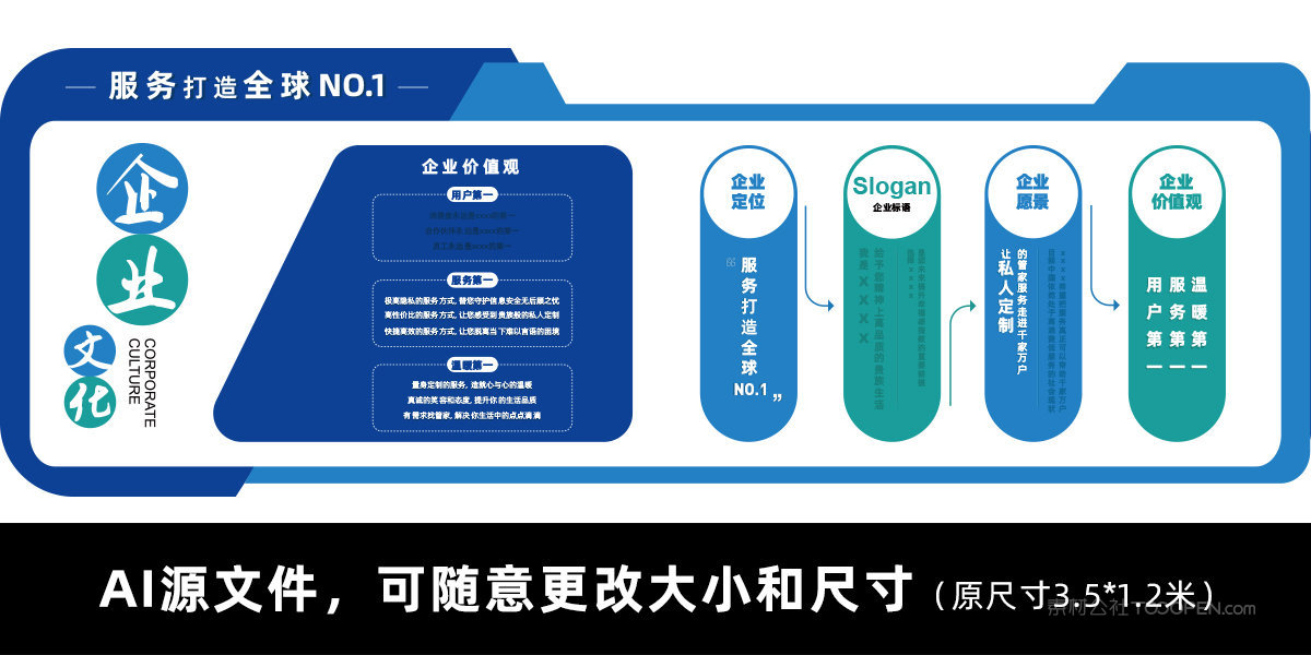 企业文化墙源文件
