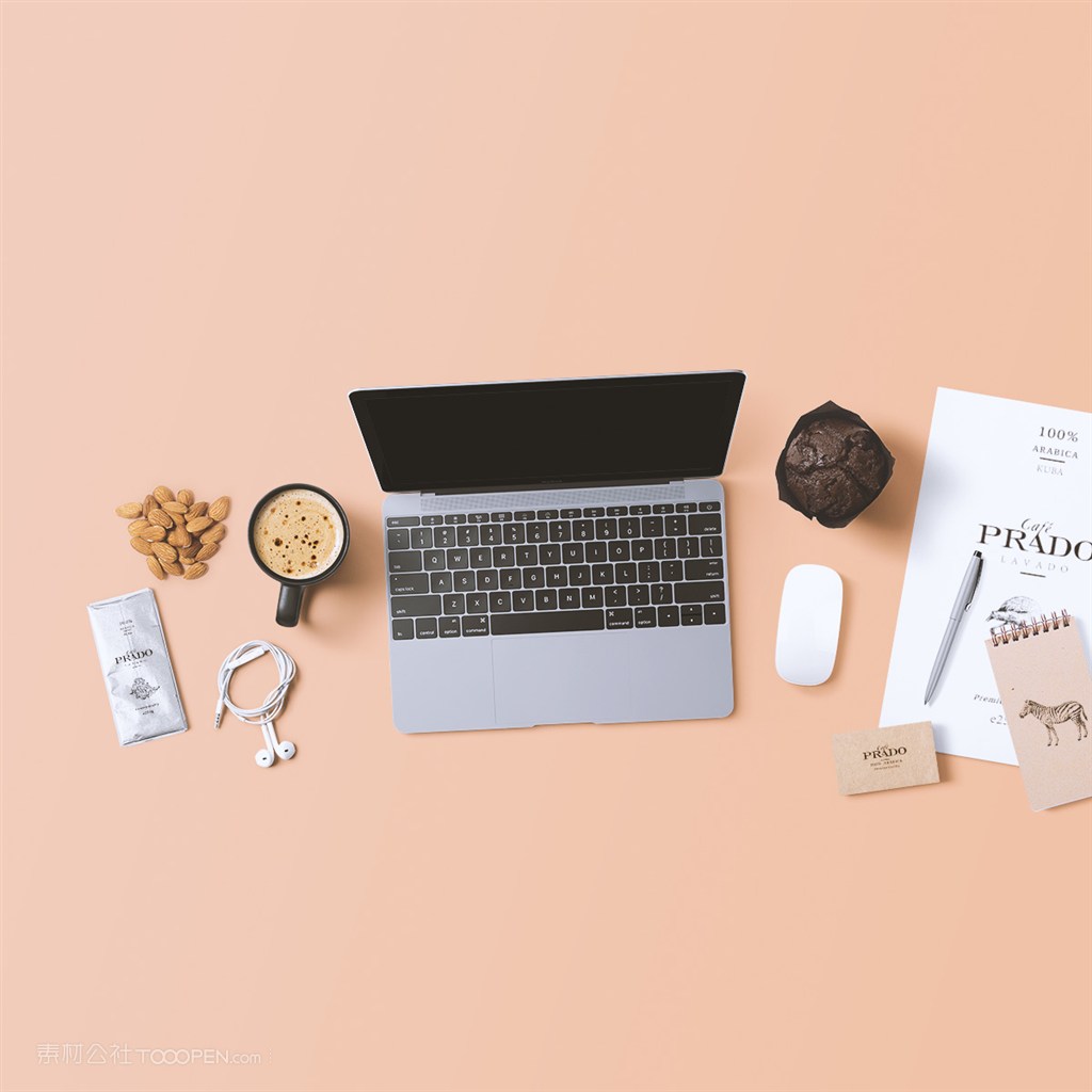 咖啡店品牌vi杯样机模板素材