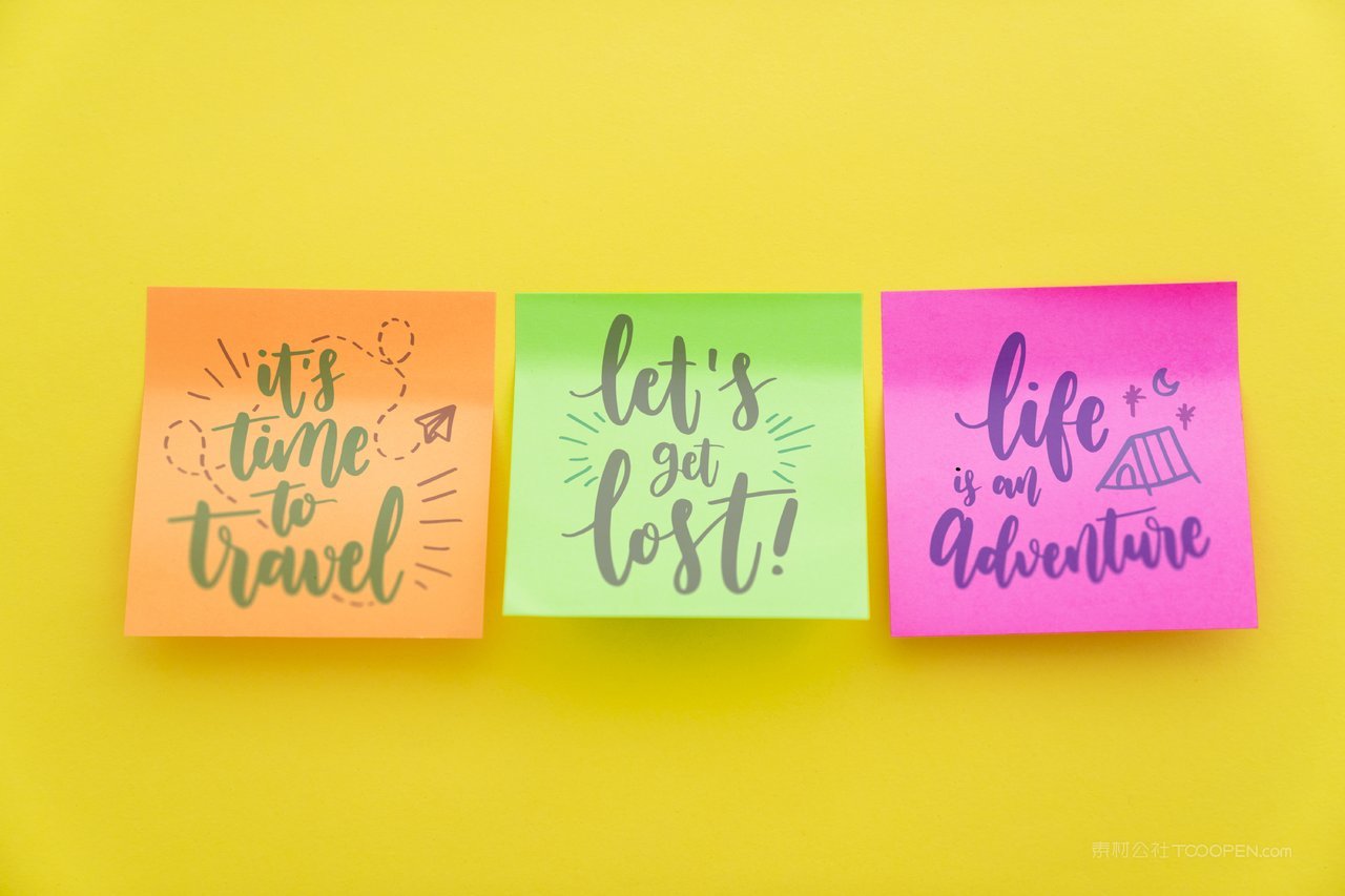 多彩便利贴实景样机 (15)