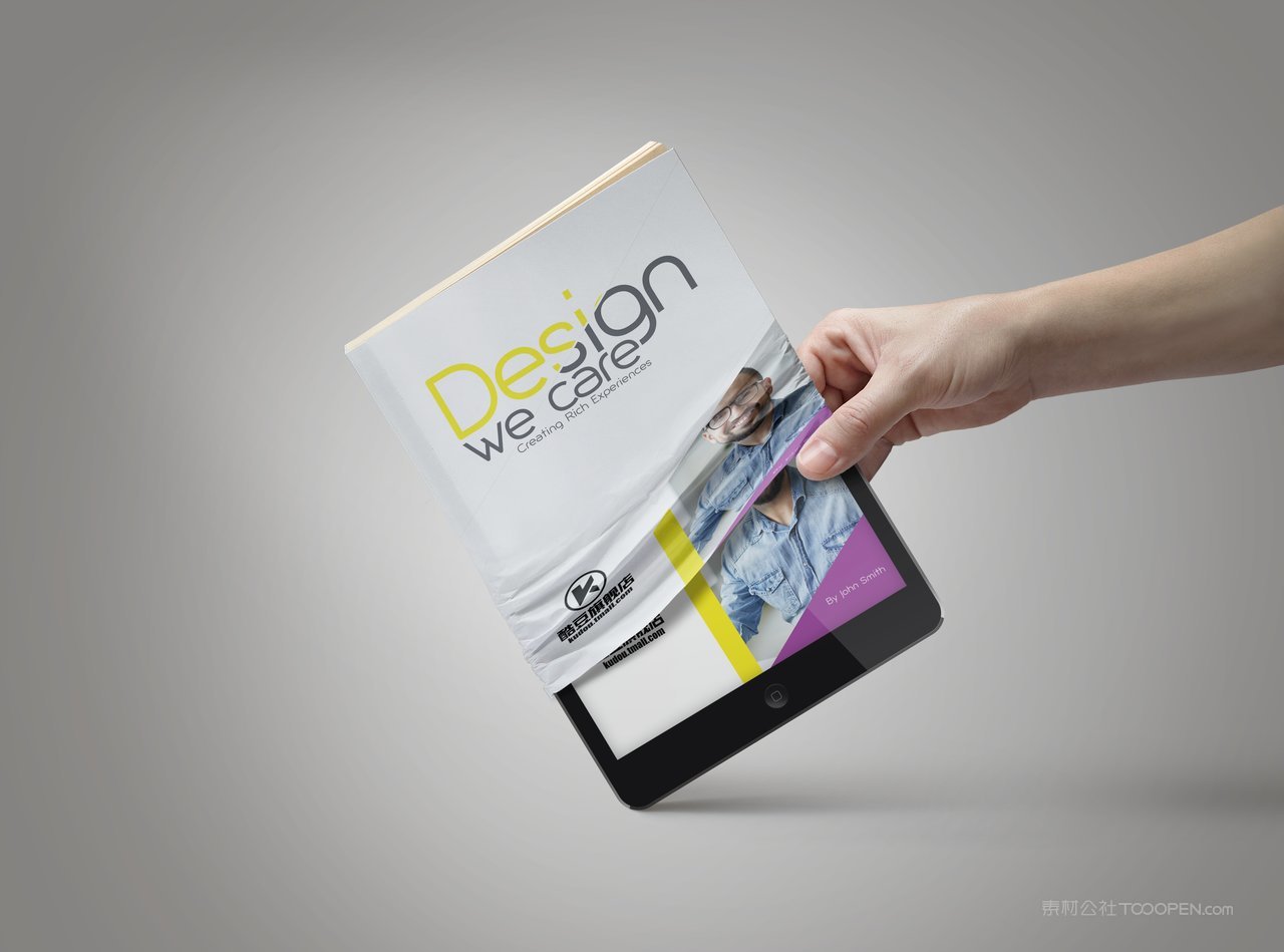 精装书本厚脊书籍场景高清样机 (24)