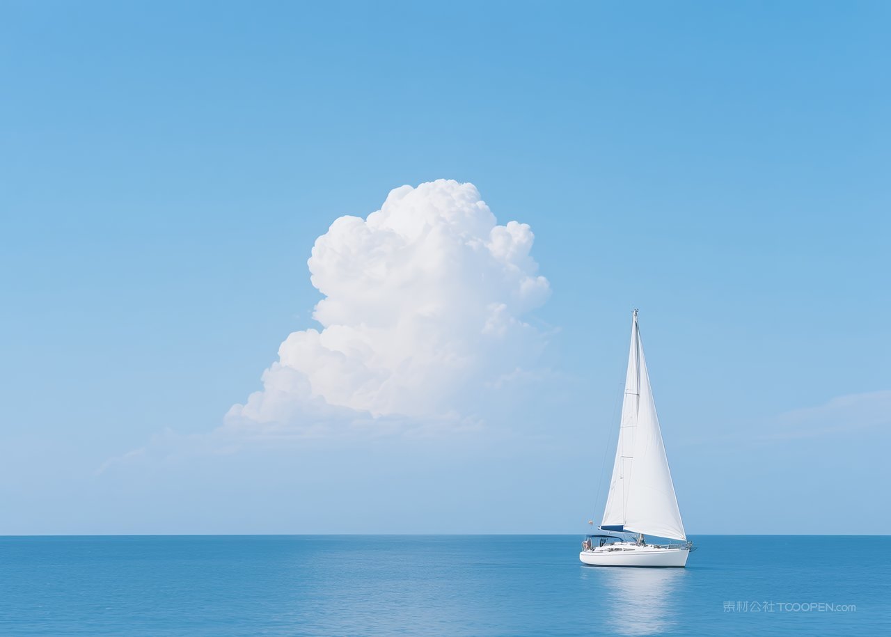 大海自然风景天空唯美海边海景