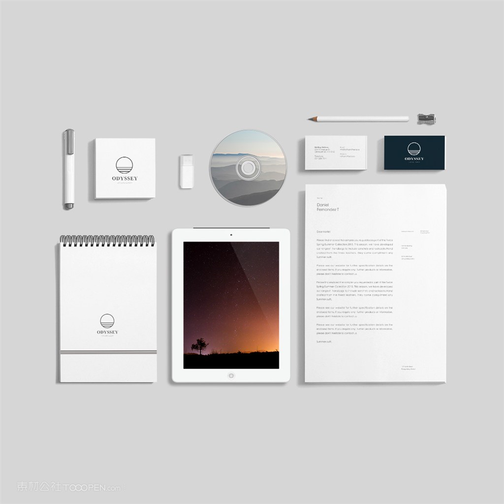 酒店vi样机素材模板