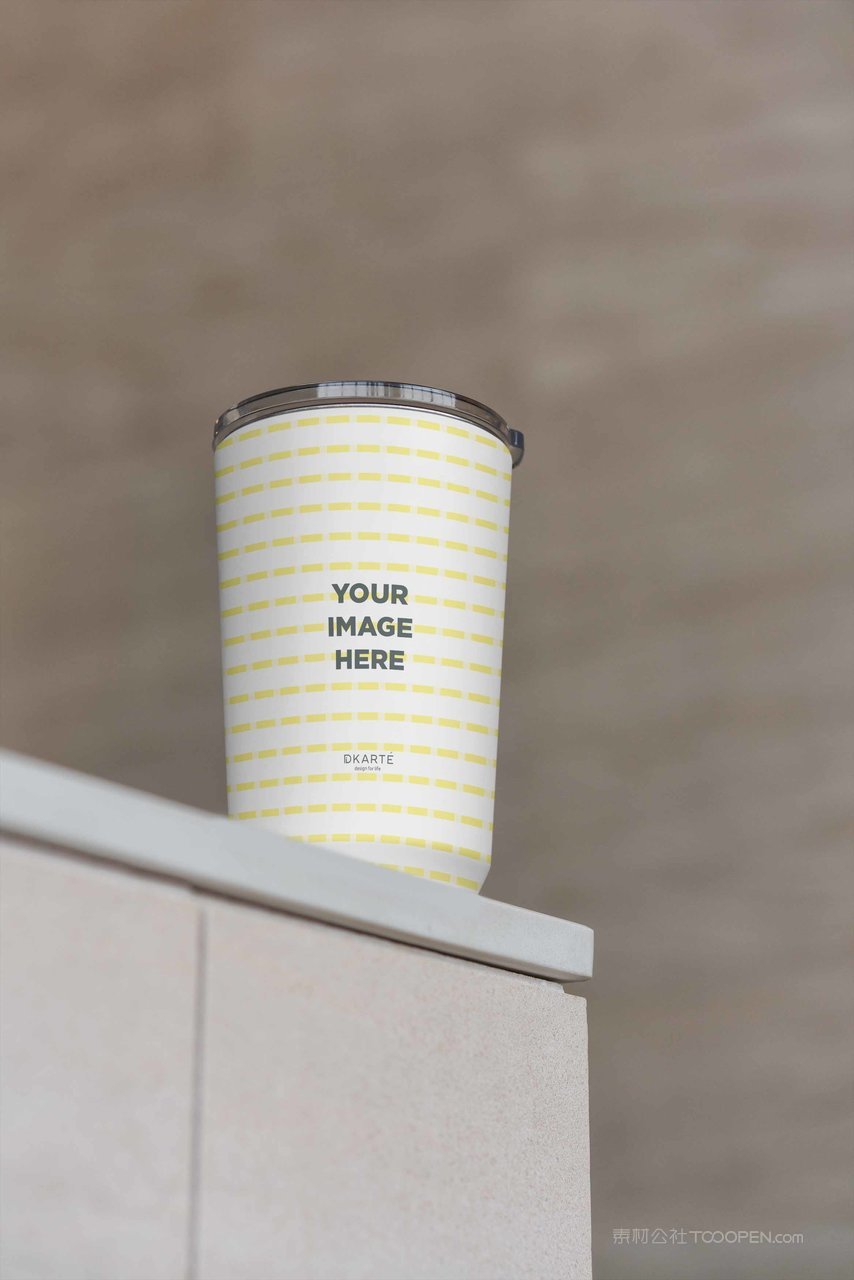 水杯保温杯图场景样机