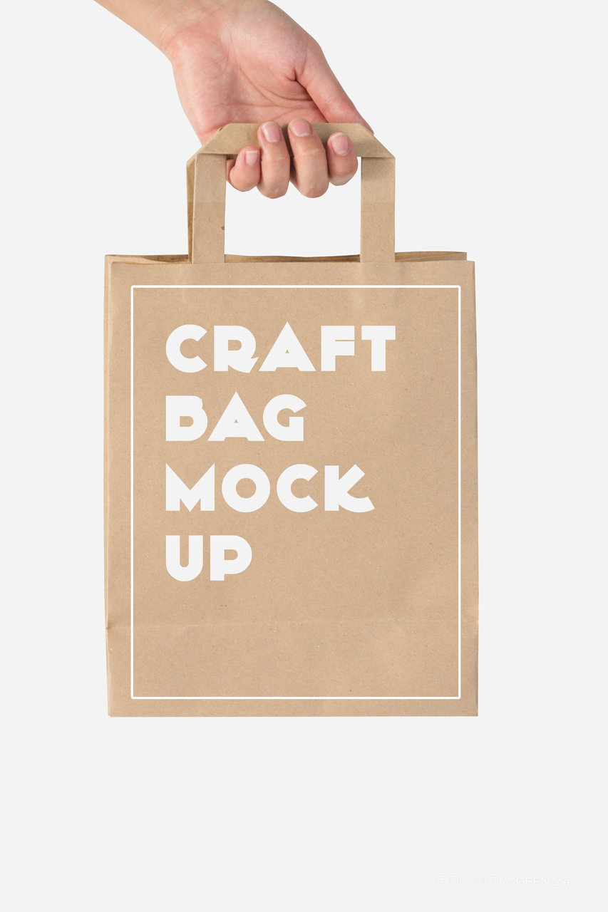 牛皮纸购物袋样机