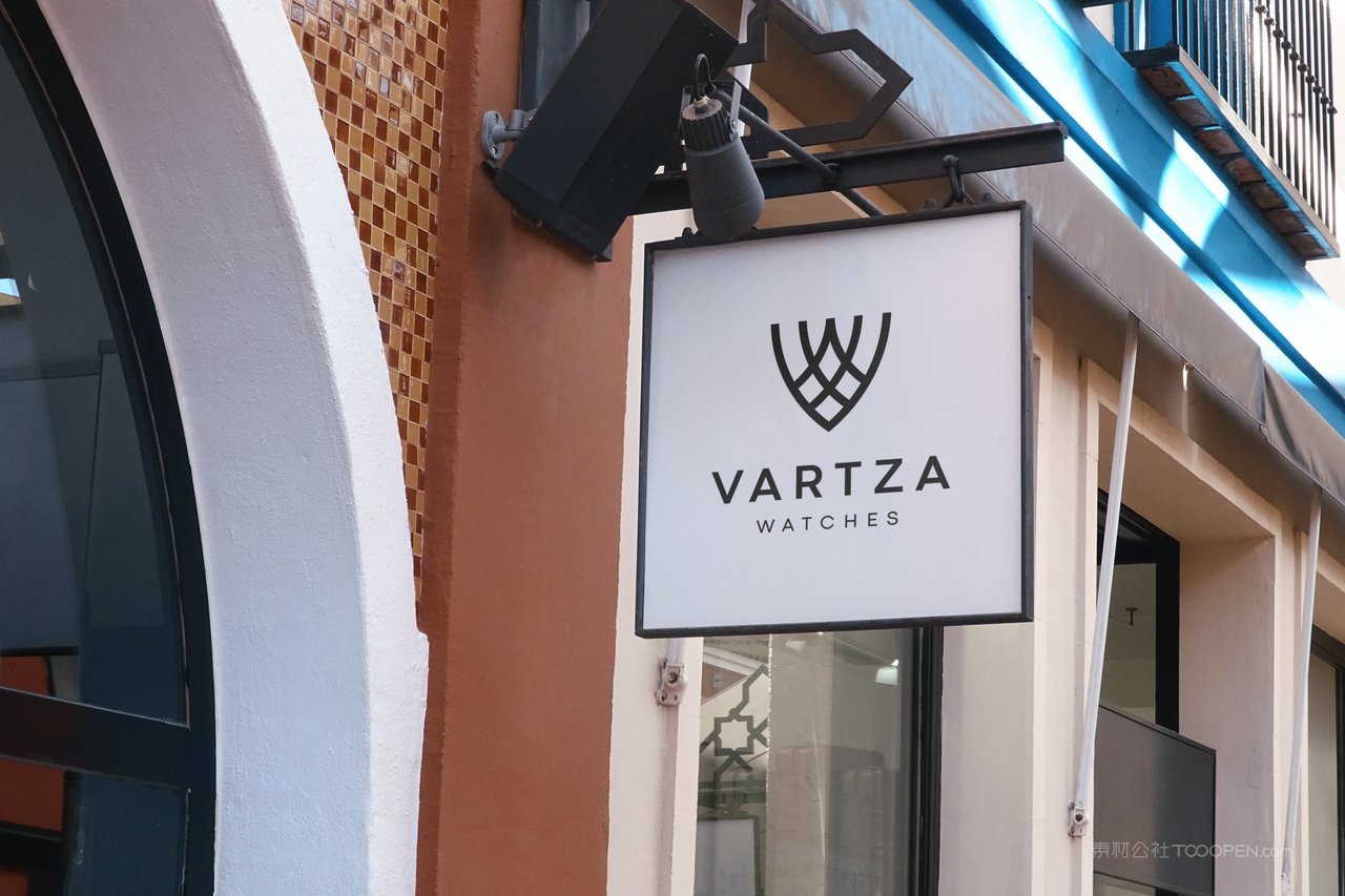 户外门店实体店招logo招牌展示样机 (27)