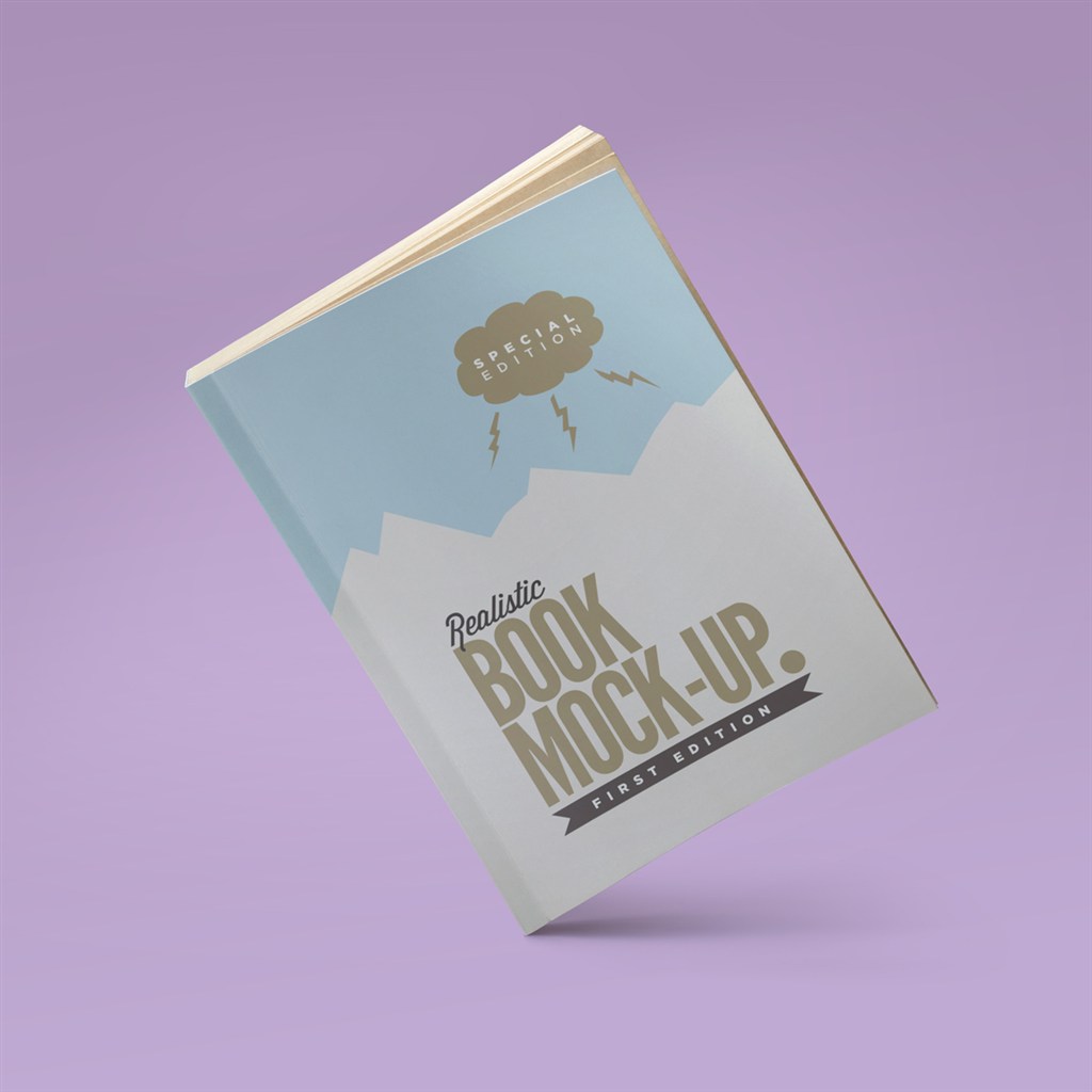书藉封面设计融图样机