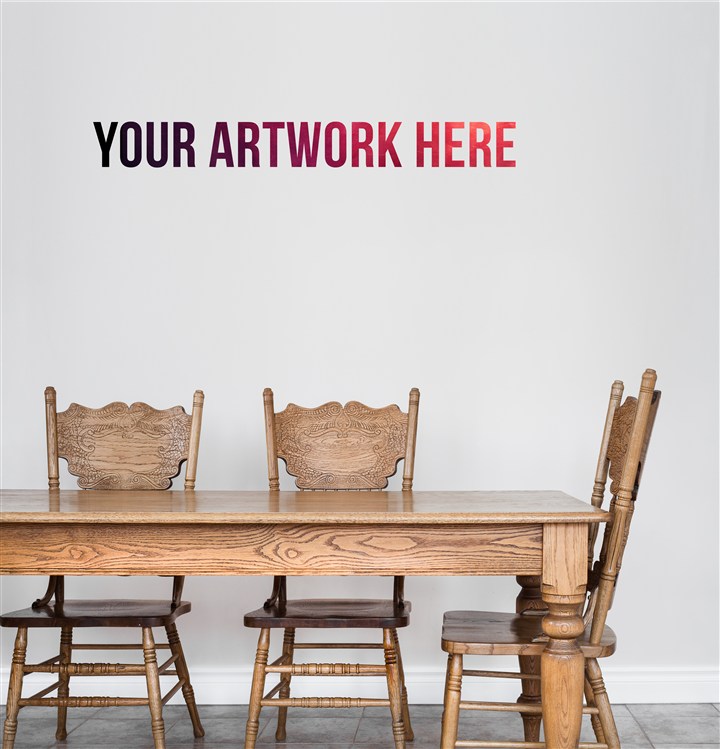 欧美原木桌子客厅场景VI展示模板样机素材