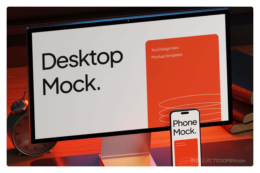 电脑手机场景样机