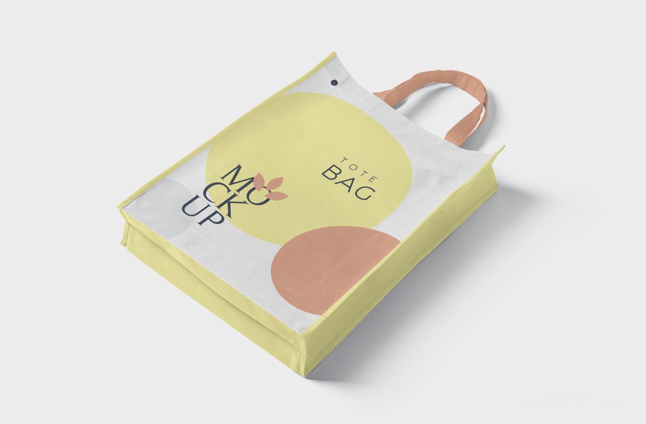 清新文创手提袋企业定制vi形象样机 (2)