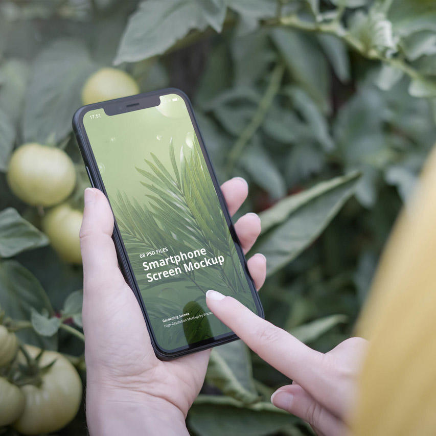 手持iphone12pro样机