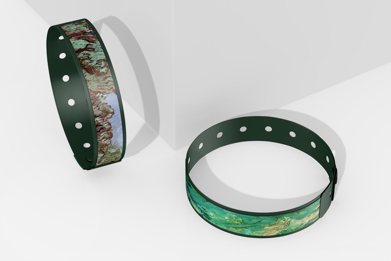 手环文创名画办公用品样机 (3)