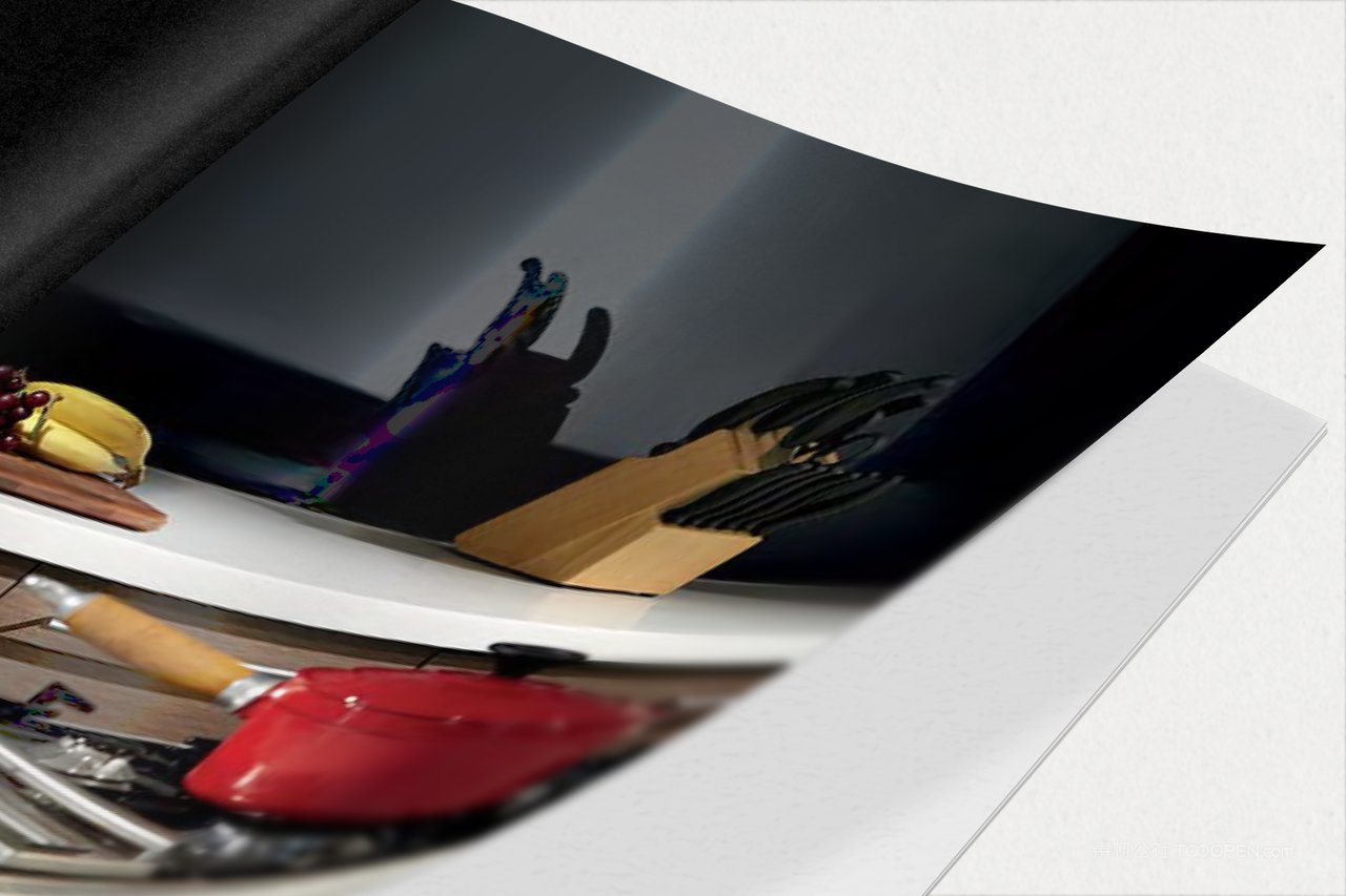 magazines 骑马钉杂志细节样机 (1)