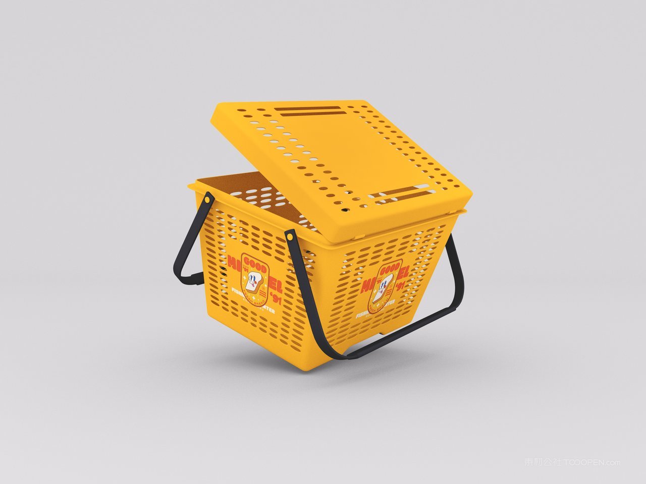 【2177期】超市手提购物篮样机 (2)