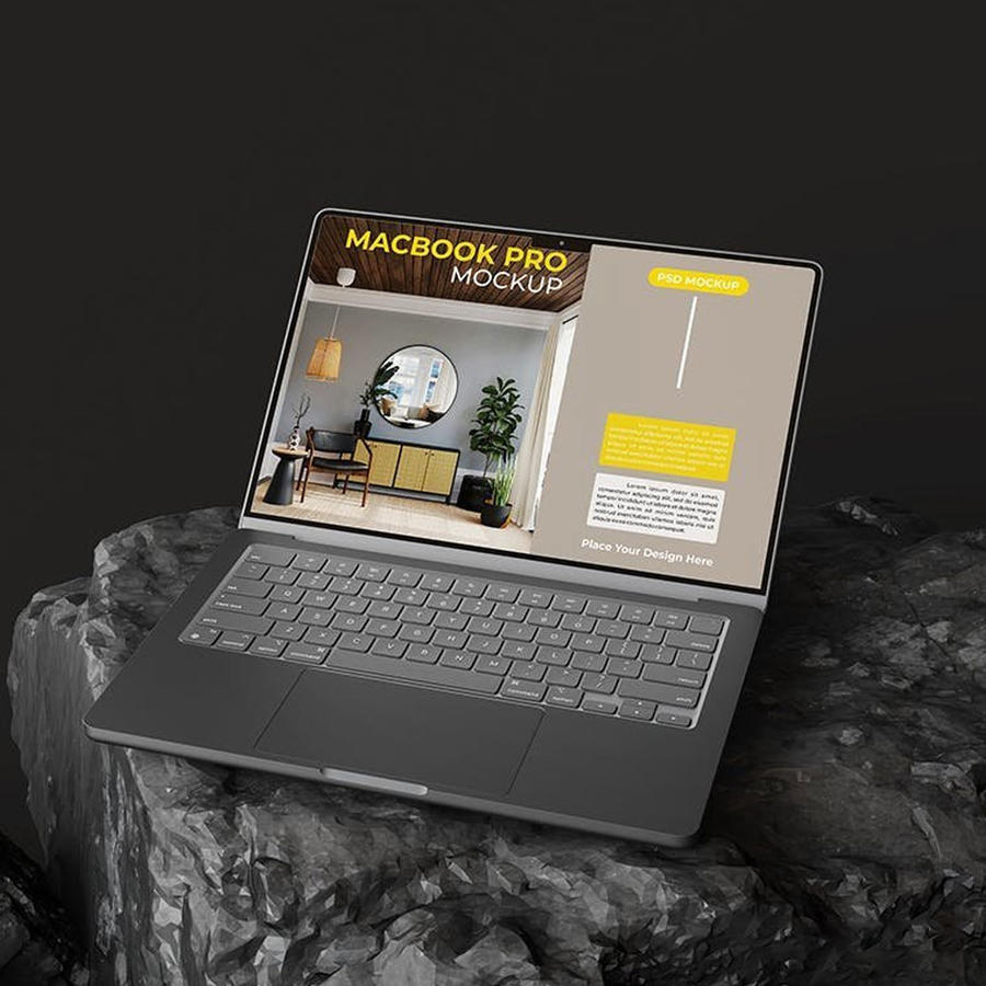 笔记本电脑场景样机