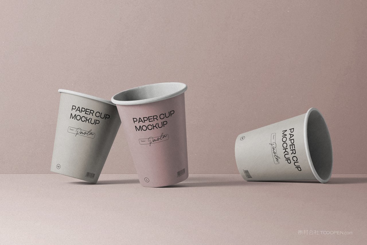 高级纸杯包装场景样机 (14)