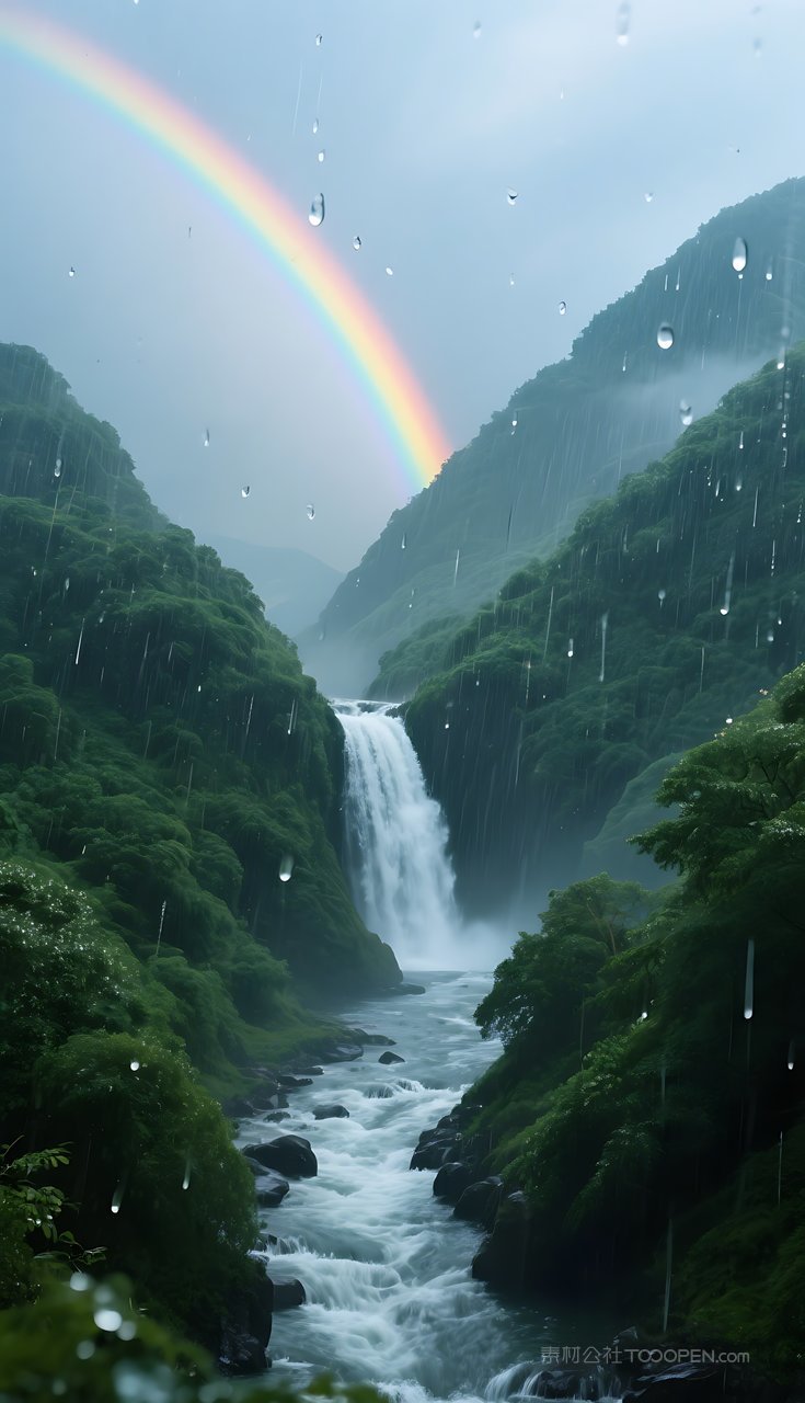 湖泊河流山水唯美山峰群山风景