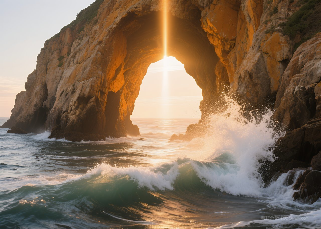 海景风景景观海边自然大海天空海滩