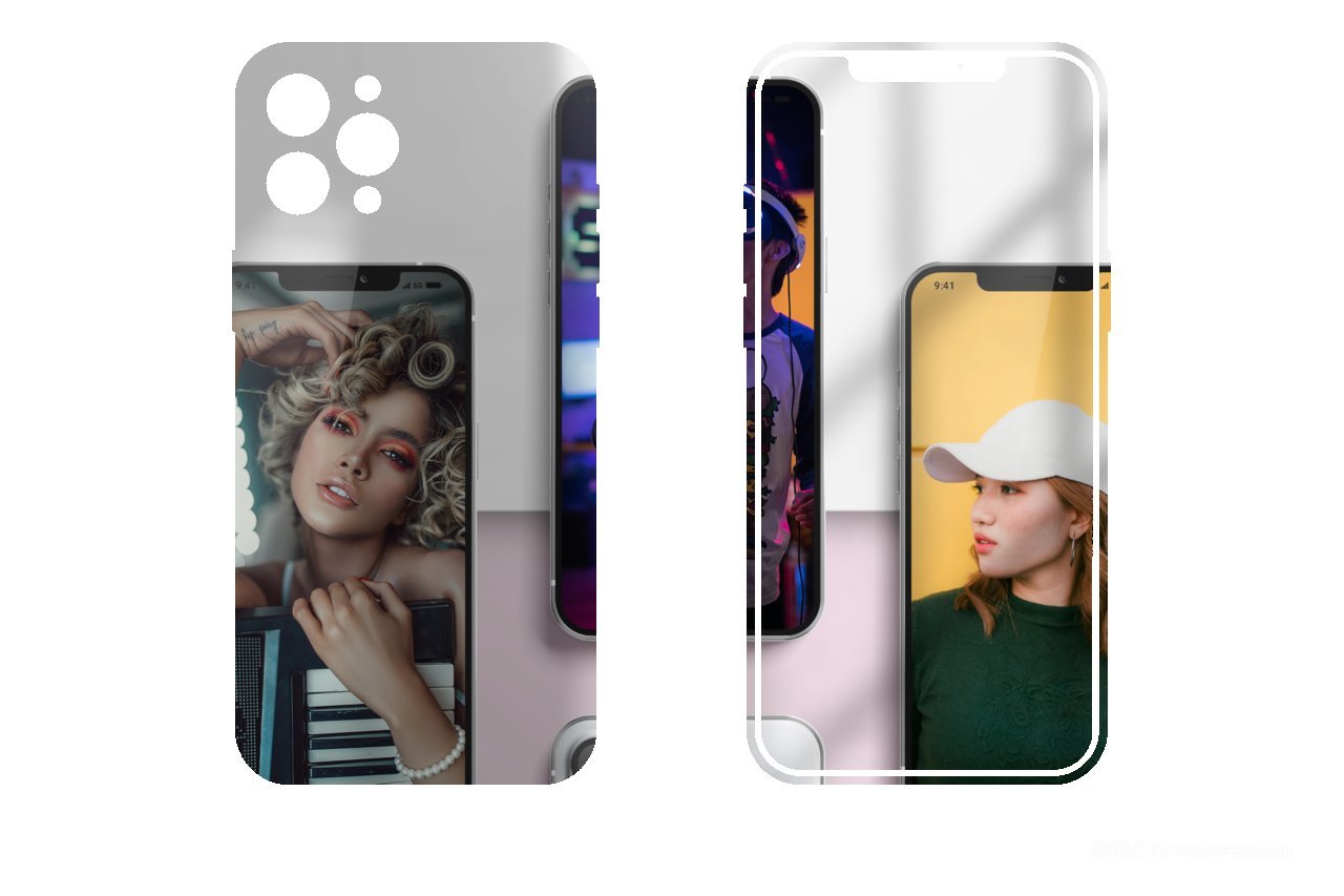 iphone13pro手机光影场景样机 (13)