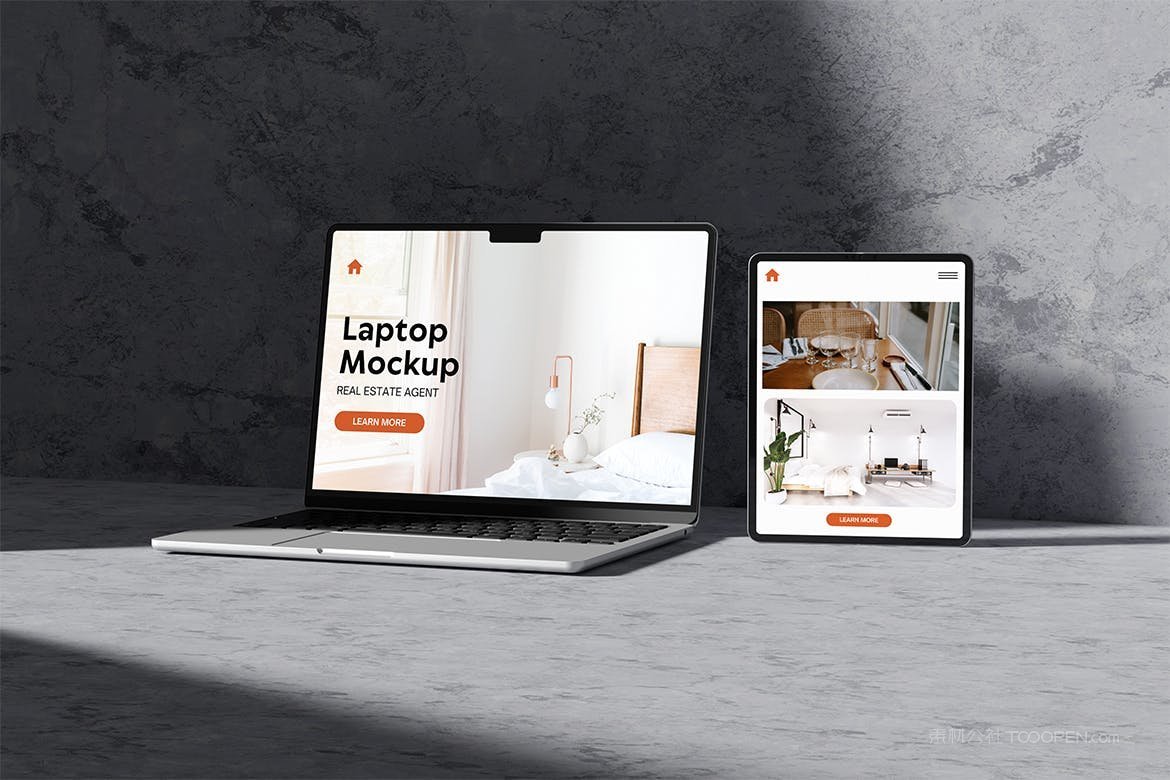 笔记本电脑和平板样机