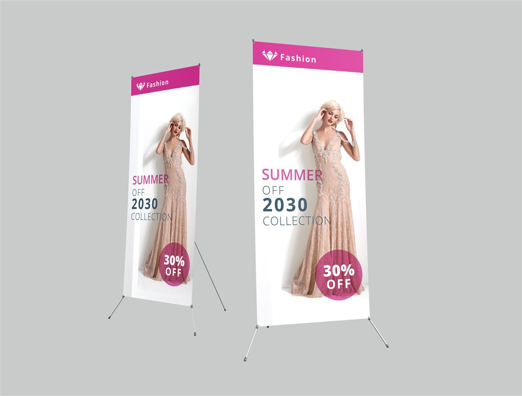 X展架易拉宝海报样机