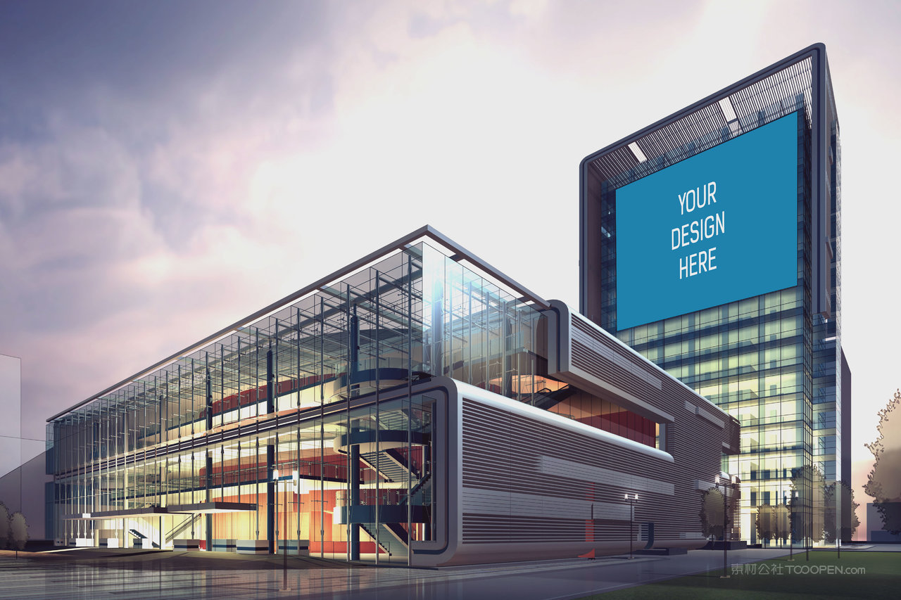 大型户外广告牌高层楼体广告样机 (16)