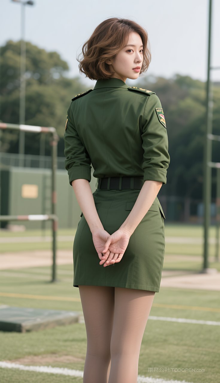 短裙美女丝袜性感长腿制服写真