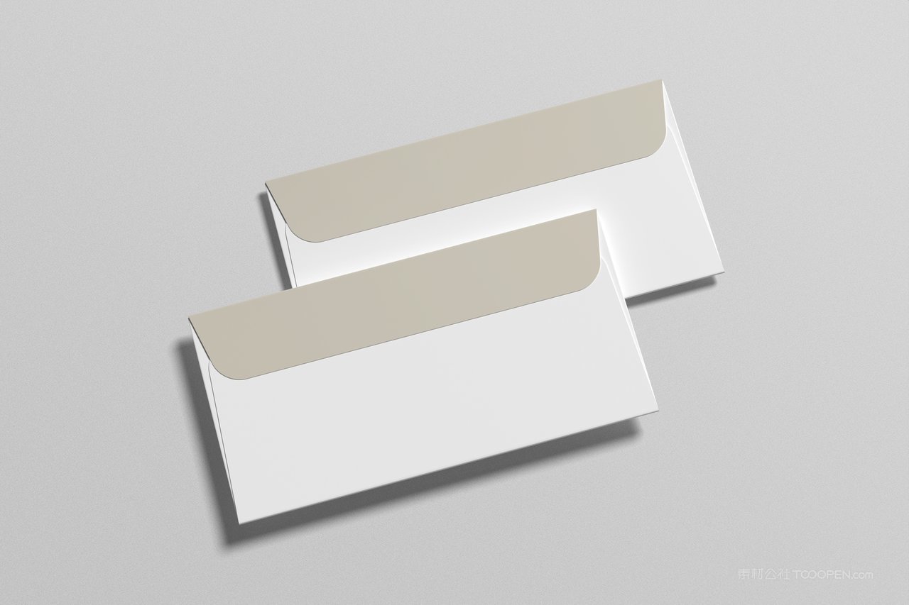 【2073期】简约信封贴图样机 (6)