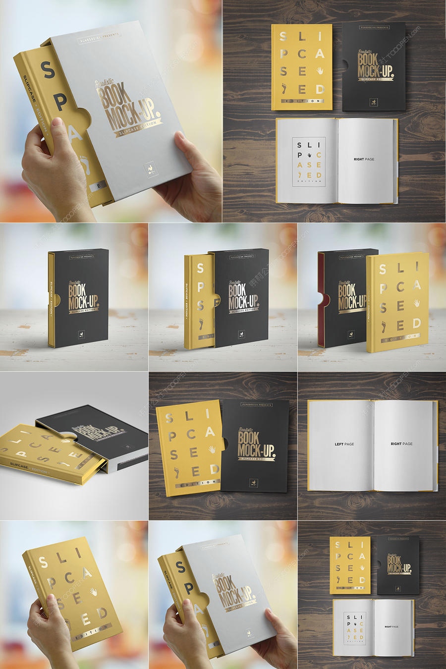 10个精装书装帧设计样机