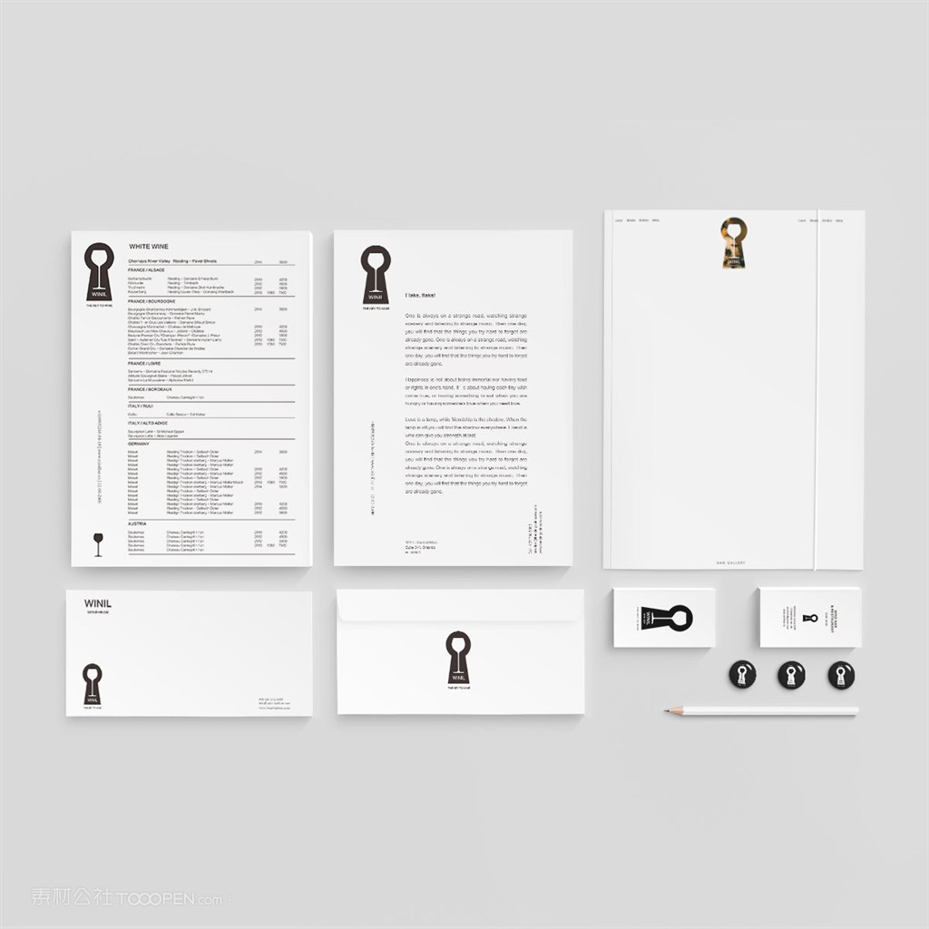 酒吧Vi样机模板