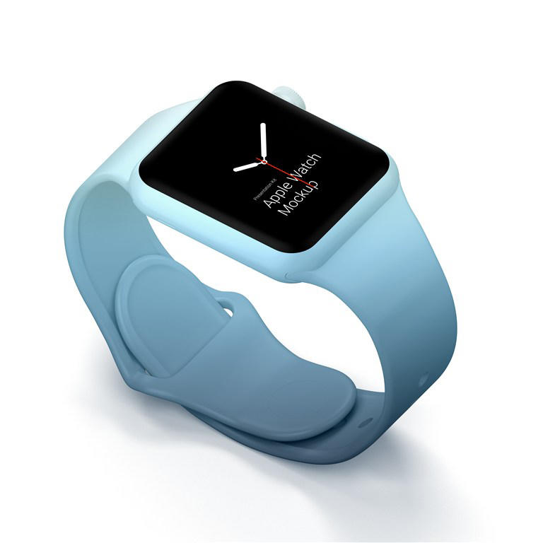 智能手表贴图样机设计手环数码模板科技风格效果VI素材PSD分层y06