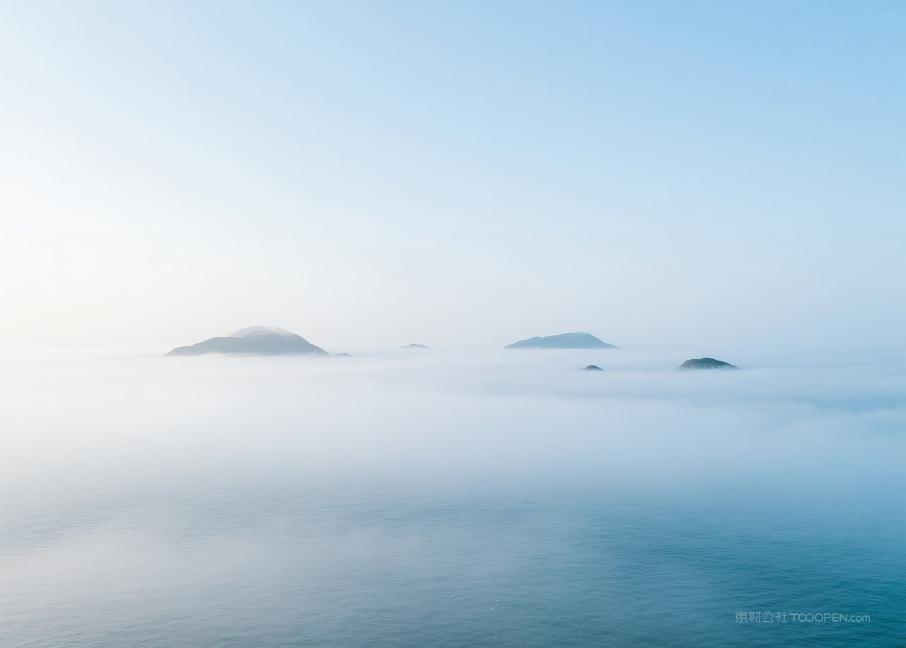 风景海滩海边唯美海景大海景观自然天空