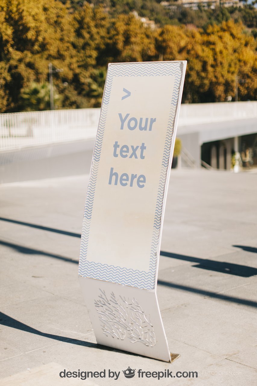 户外引导导示路牌方向指引样机 (1)