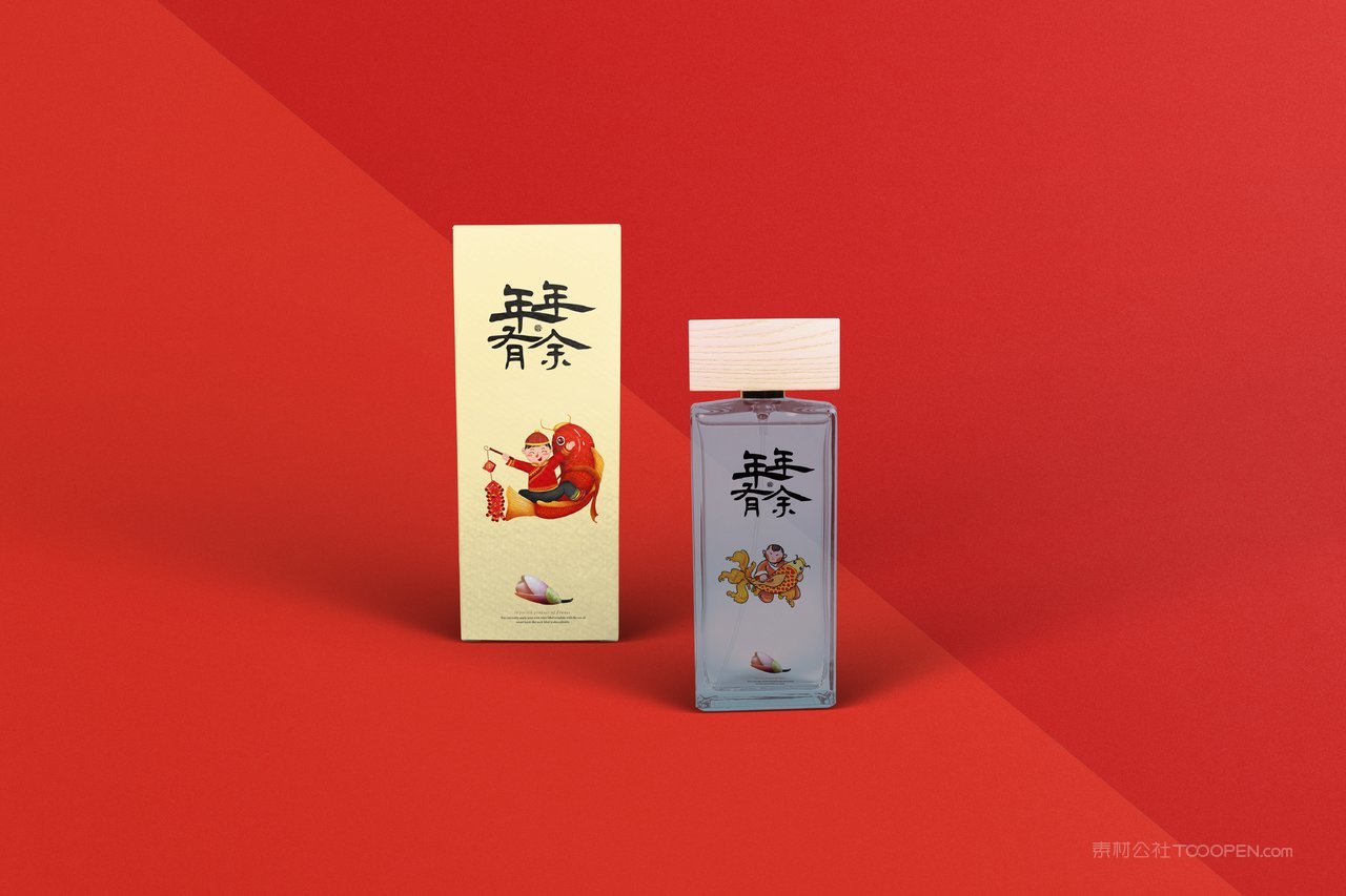 红色年年有余国潮文创样机 (63)