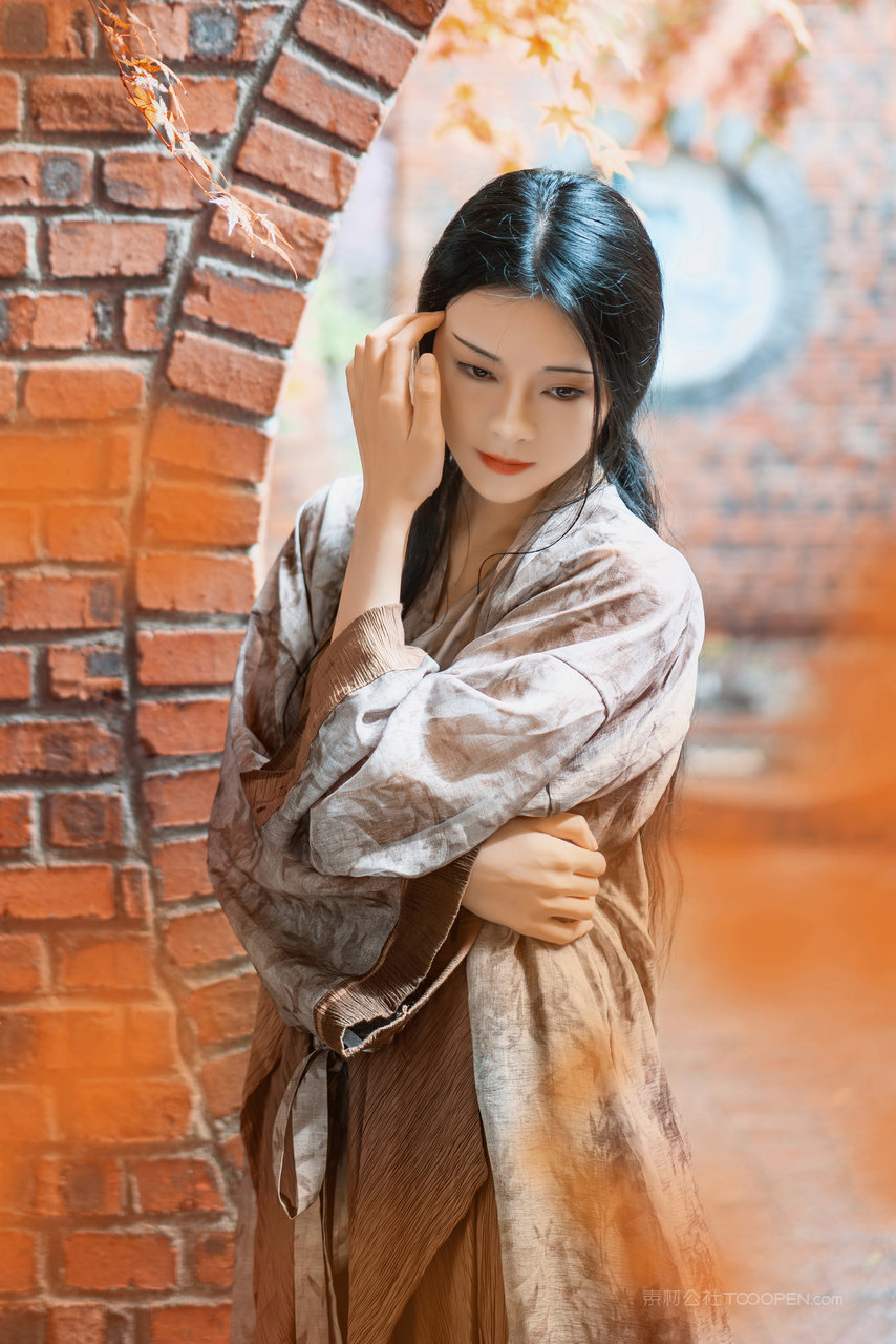 中国国潮古风汉服美女艺术照