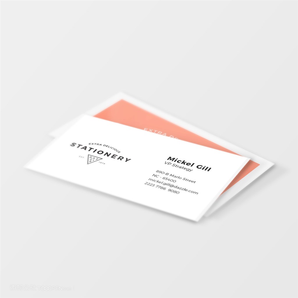 服装品牌名片贴图素材