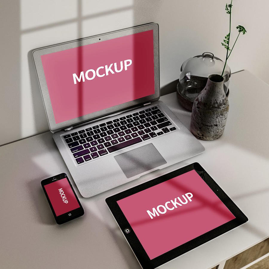 电脑笔记本显示屏桌面ui样机 (9)