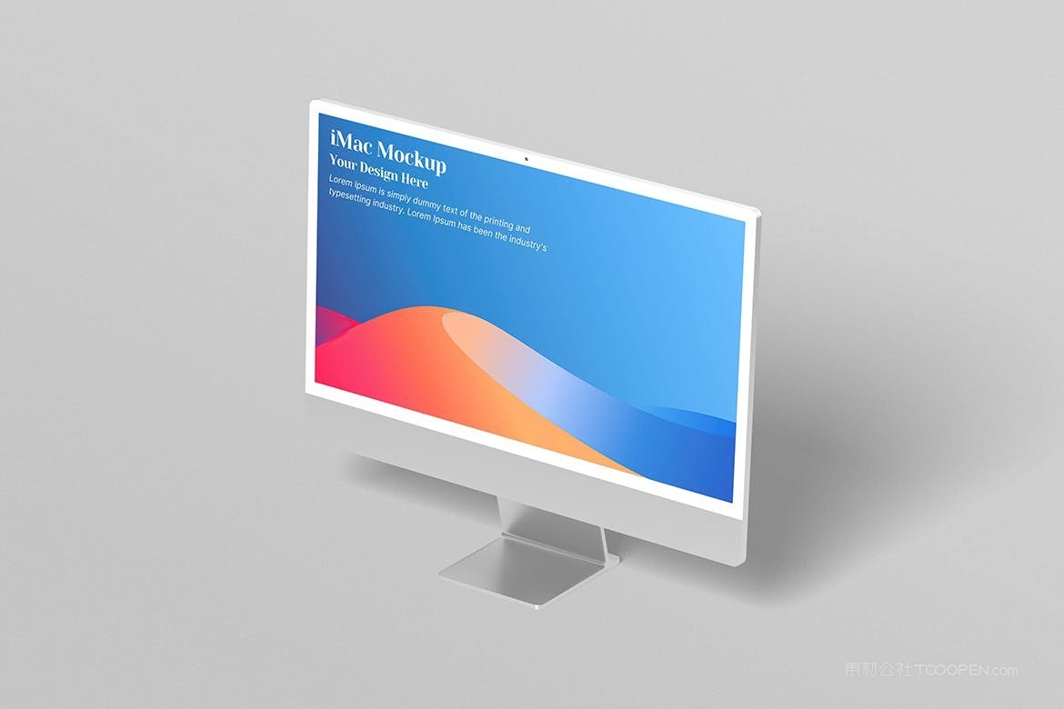 imac电脑屏幕样机