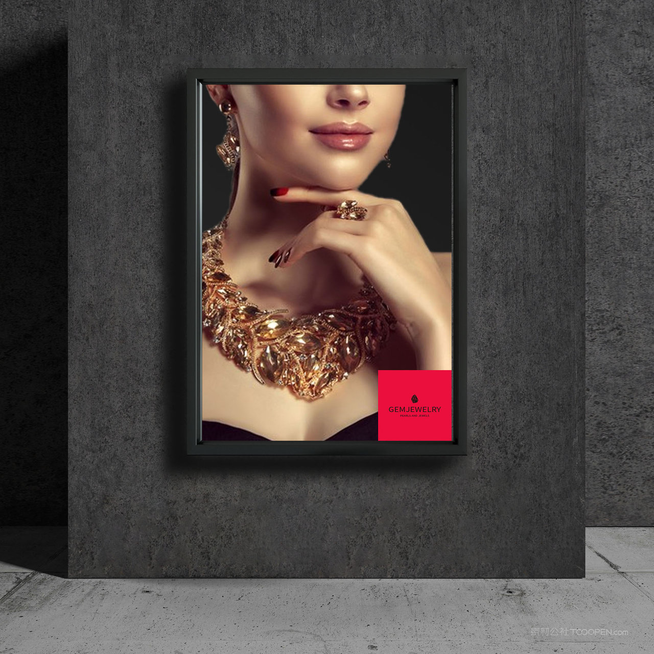 珠宝品牌VI海报贴图样机