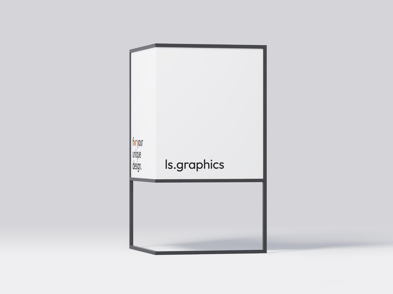 导视系统指示牌效果展示样机 (2)