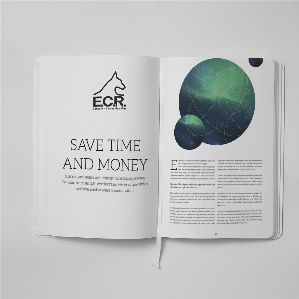 国外杂志宣传画册杂志样机