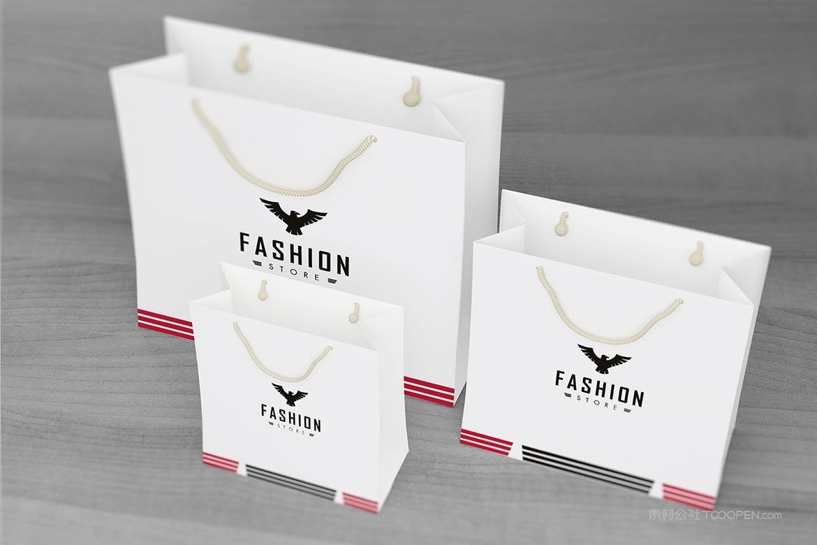 商店VI手提袋样机