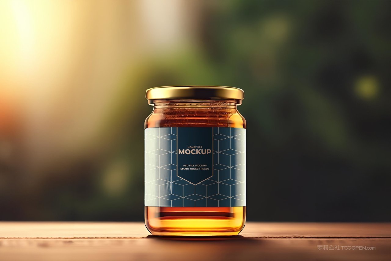 蜂蜜罐包装样机